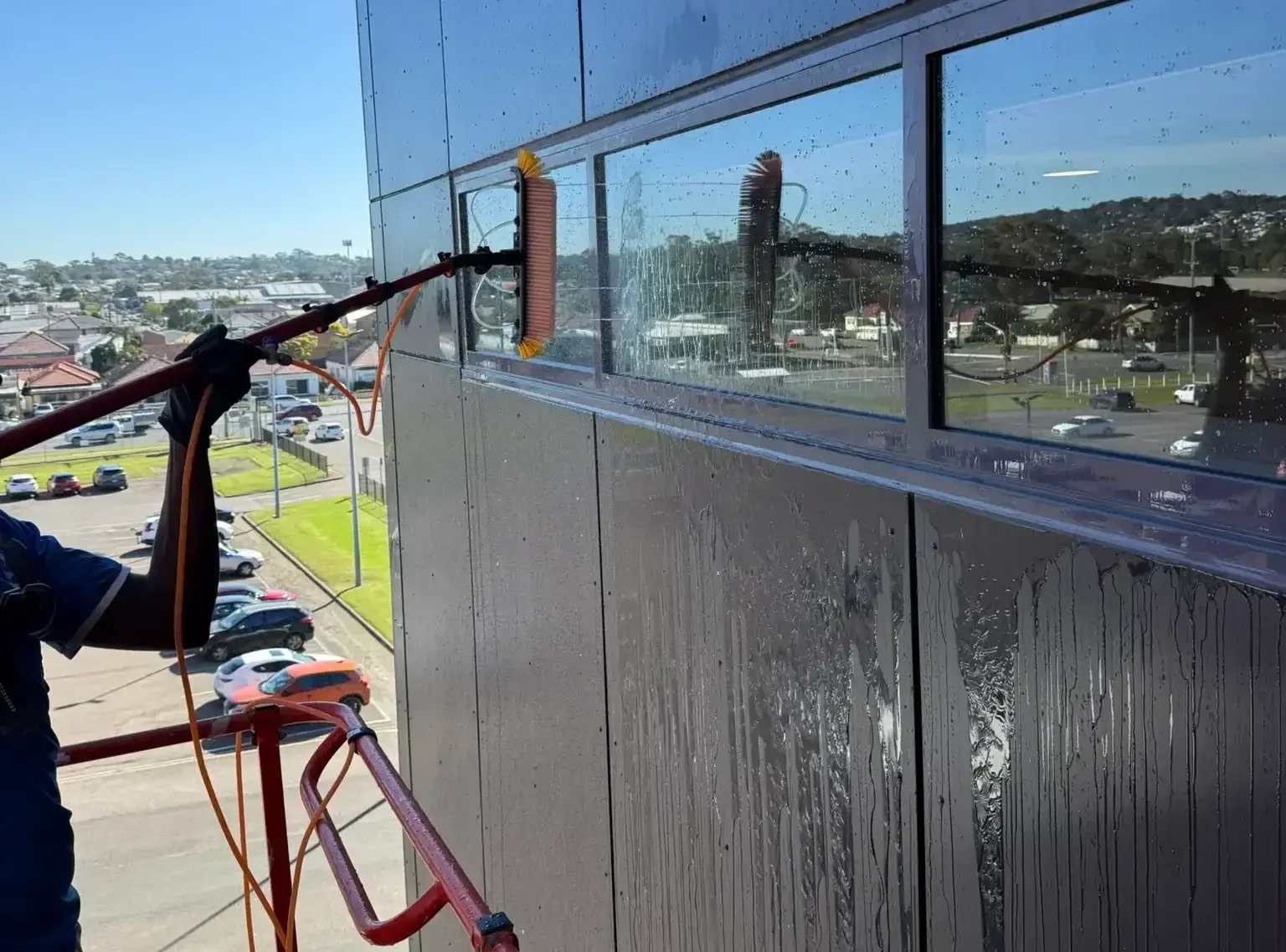 High Rise Window Cleaning Sydney | Boom Lift & Rope Access